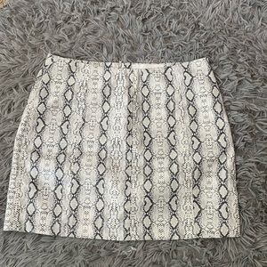 NWOT Leather skirt